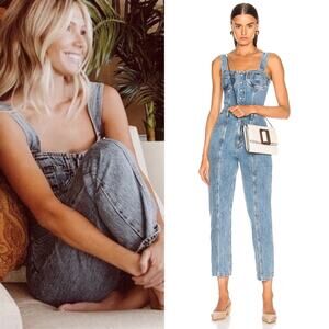 AGOLDE Ingrid All In One Bralette Jumpsuit Malice